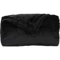 vidaXL plaid Zwart 220 x 240 cm 1.37 kg Fleece