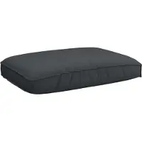 vidaXL Kussen Zwart 120 x 80 x 12 cm Oxford Stof