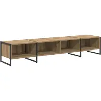 vidaXL TV Kast 170.5 x 36 x 30.5 cm Ambachtelijk Eiken Bewerkt hout