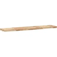 vidaXL Wandschap zwevend 140x30x4 cm onbehandeld massief acaciahout