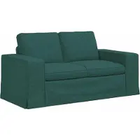 vidaXL Bank Donkergroen 162 x 80 x 82 cm Stof
