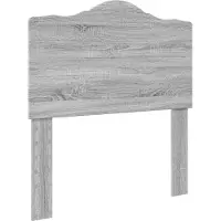 vidaXL Bedframe met lade Grijze Sonoma 90 x 190 cm Ingenieurshout