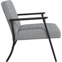 vidaXL Fauteuil Lichtgrijs 59 x 75 x 78 cm Stof