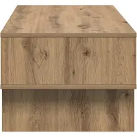 vidaXL Salontafel Artisan Eiken 100 x 46 x 35 cm Bewerkt hout