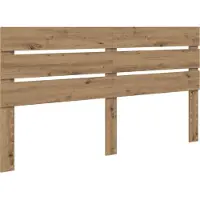 vidaXL Hoofdbord Artisan Eiken Bewerkt hout