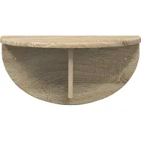 vidaXL Wandplank 2 st Sonoma Eik 48 x 24 x 24 cm Bewerkt hout