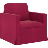 vidaXL Bank Wijnrood 78 x 78 x 80 cm Fluweel