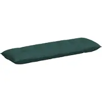 vidaXL Rugkussen Donkergroen 200 x 19 x 50 cm Stof