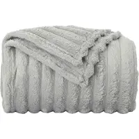 vidaXL plaid Grijs 240 x 220 cm 1.36 kg Fleece