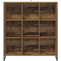 vidaXL Boekenkast 99,5 x 30 x 108 cm Bewerkt hout Oud hout