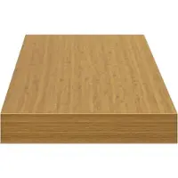vidaXL Wandplank Muurmontage Beige 90 x 23,5 x 3,8 cm Bewerkt hout