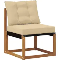 vidaXL Buiten bank set 4 st Natuurlijk en Beige