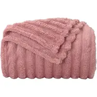 vidaXL Dekentjes 6 st Roze 150 x 130 cm 2.85 kg Fleece