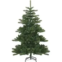 vidaXL Kunstmatige Hinged Kerstboom Groen 150 cm PVC en Staal