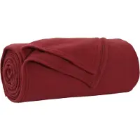 vidaXL Dekentjes 6 st Bordeaux Rood 240 x 220 cm 4.28 kg Fleece