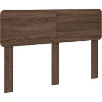 vidaXL Hoofdbord Bruin Eiken Bewerkt hout