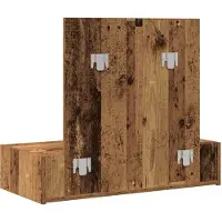 vidaXL Kaptafel Bruin 83 x 40 x 70 cm Bewerkt hout