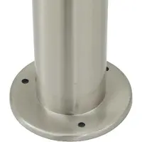 vidaXL Bolderarmatuur met sensor en stopcontact 120 cm roestvrij staal IP44