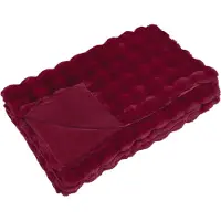 vidaXL - Antislip - deken - van - imitatie - konijnenbont - Olite - 4 - pcs - Polyester