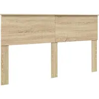 vidaXL Bedframe Sonoma Eiken 160 x 200 cm Massief grenenhout