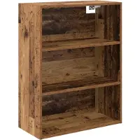 vidaXL Highboard Oud Hout 69,5 x 32,5 x 180 cm Bewerkt hout