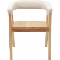 vidaXL Eetstoelen 2 st Massief Rubberhout Naturel 54 x 57 x 73 cm