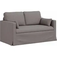 vidaXL Bank Taupe 139 x 78 x 80 cm Stof