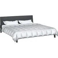 vidaXL Zomer Deken Zilver 200 x 200 cm Satijn en Microfiber