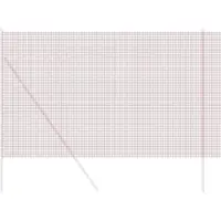 vidaXL - Gelast - draadhek - 2500 - x - 150 - cm - Rood