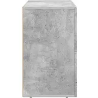 vidaXL Dressoir ELST Beton Grijs 80.5 x 35 x 59 cm Bewerkt hout