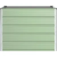 vidaXL Plantenbak Pastel Groen 100 x 100 x 75 cm Staal