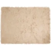 vidaXL Tapijt van imitatie schapenvacht TAFALLA Beige 240 x 340 cm