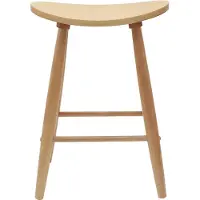 vidaXL Eetstoelen 2 st Massief Rubberhout Naturel 46 x 37 x 63 cm
