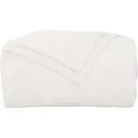 vidaXL Dekentjes 6 st Wit 130 x 150 cm 3.04 kg Fleece