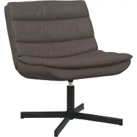 vidaXL Draaistoel Bruin 63 x 75 x 76 cm Glanzend PU