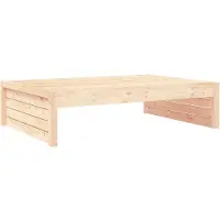 vidaXL Tuinvoetenbank 120x80 cm massief grenenhout