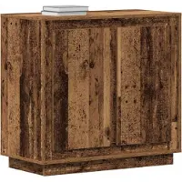 vidaXL Dressoir Oudhout 80 x 40 x 75 cm Bewerkt hout