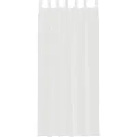 vidaXL Gordijnen voile met roedezakken 2 st wit