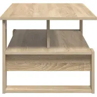 vidaXL Salontafel Sonoma-eikenhout, 90 x 50 x 40 cm, houtvezel