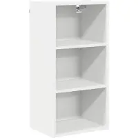 vidaXL Hangkast Wit 40 x 29,5 x 80 cm Bewerkt hout