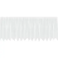 vidaXL Lacegordijn Wit 100 x 400 cm Polyester