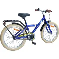 vidaXL Kinderfiets 24 Inch voor 8-12 jaar oud Donkerblauw