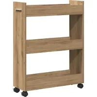 vidaXL Kast 60 x 22 x 79 cm Artisan Eiken