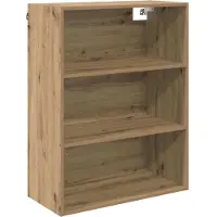 vidaXL Highboard Artisan Eiken 69,5 x 34 x 180 cm Bewerkt hout