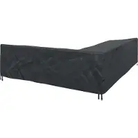 vidaXL Meubelbescherming Zwart 355 x 275 x 80 cm 210D Oxford stof