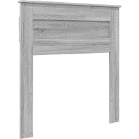 vidaXL Bedframe met lade Grijs Sonoma 75 x 190 cm Ingenieurshout