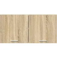 vidaXL Hangkast Sonoma Eik 80 x 31 x 40 cm Bewerkt hout