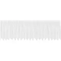 vidaXL Lacegordijn Wit 120 x 500 cm Polyester
