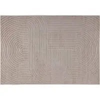 vidaXL Binnen- en buitenkleed PALMERAS Beige 280 x 200 cm Polyester