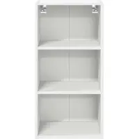 vidaXL Hangkast Wit 40 x 29,5 x 80 cm Bewerkt hout